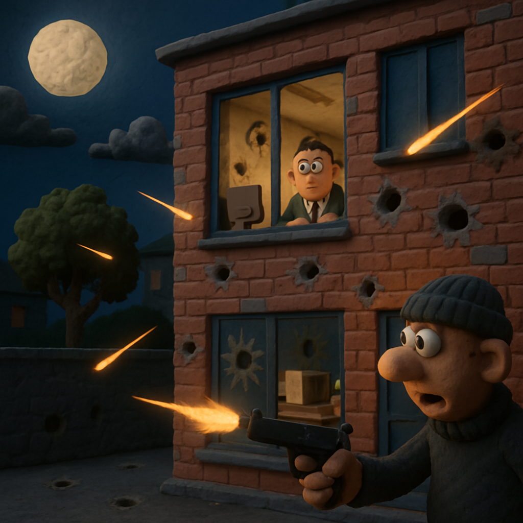 Ночью неизвестные обстреляли здание одной из компаний Никосии