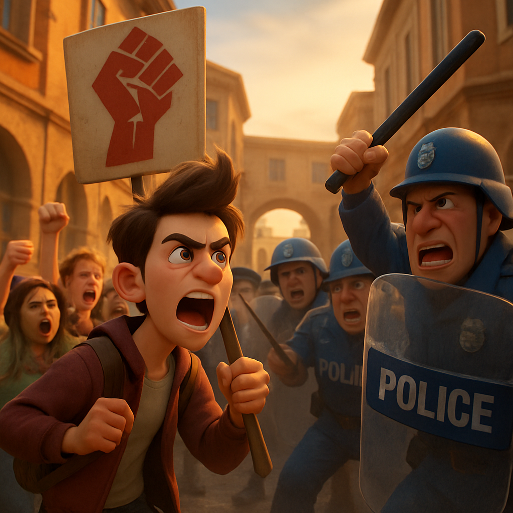 Автономное студенческое движение EFEN обвиняет кипрскую полицию в «вопиющем нападении» на студенческий антиоккупационный марш, который завершился в пятницу на блокпосту на улице Ледра в Никосии