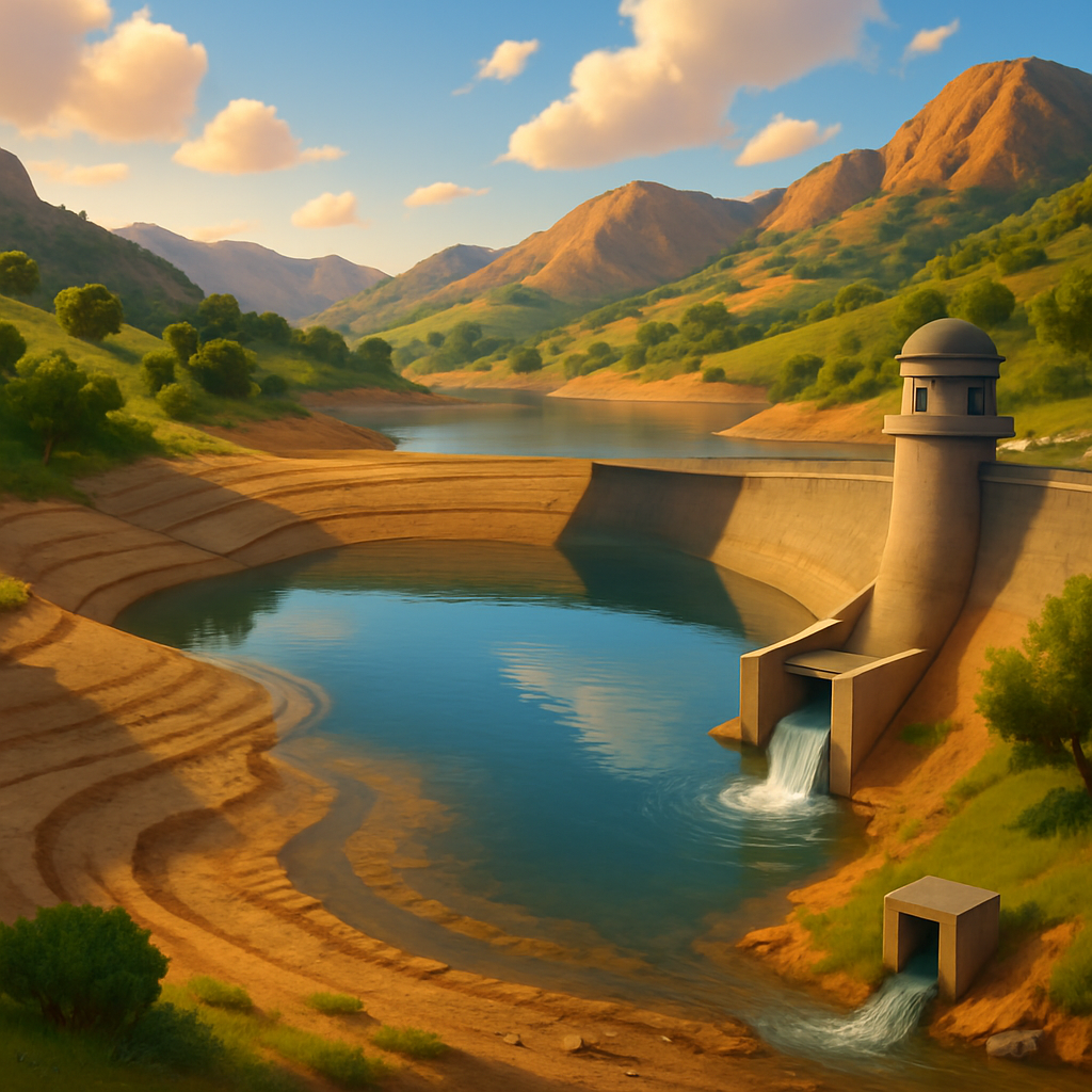 The Mavrokolymbos reservoir in Paphos, which has started to receive its first water reserves again after fixing a technical issue, is currently filled to 25%, and this figure is expected to increase after a new assessment on Monday