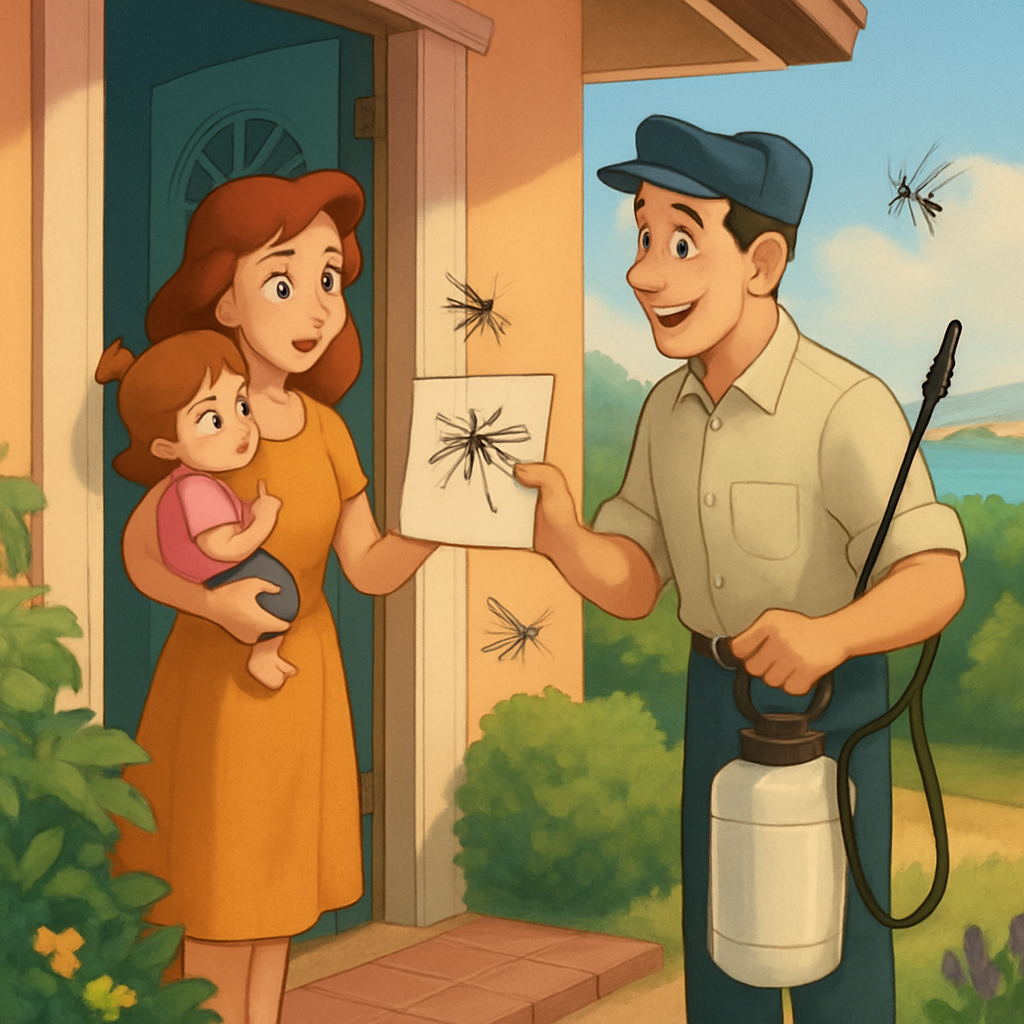 В Ларнаке начали кампанию «от двери к двери» из-за всплеска жалоб на комаров от жителей района Соленого озера