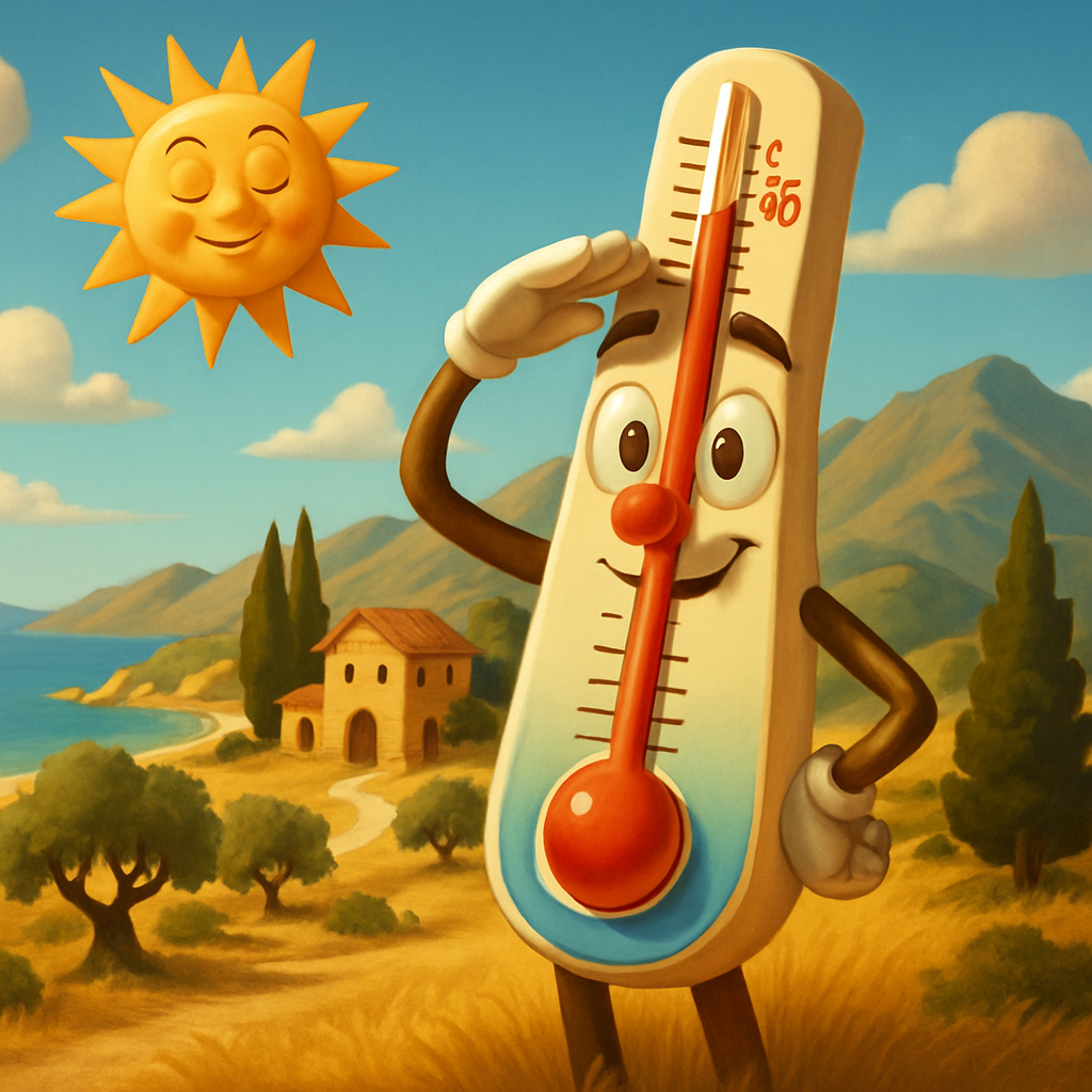 Сегодня на Кипре до +35C в глубине страны, +32C на побережьях и +27C в горах