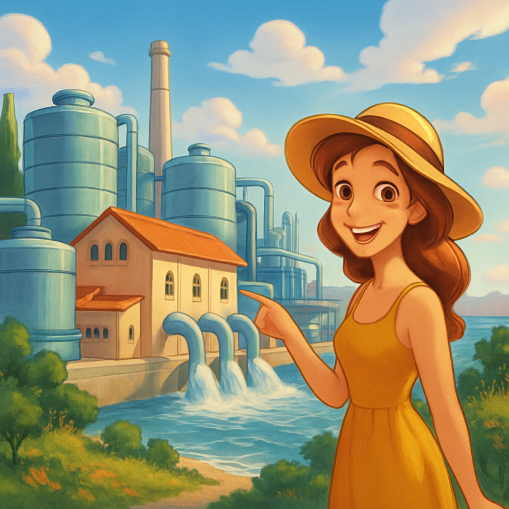 By the summer in Kouklia (Paphos), the project to expand the desalination plant will be completed, resulting in increased capacity