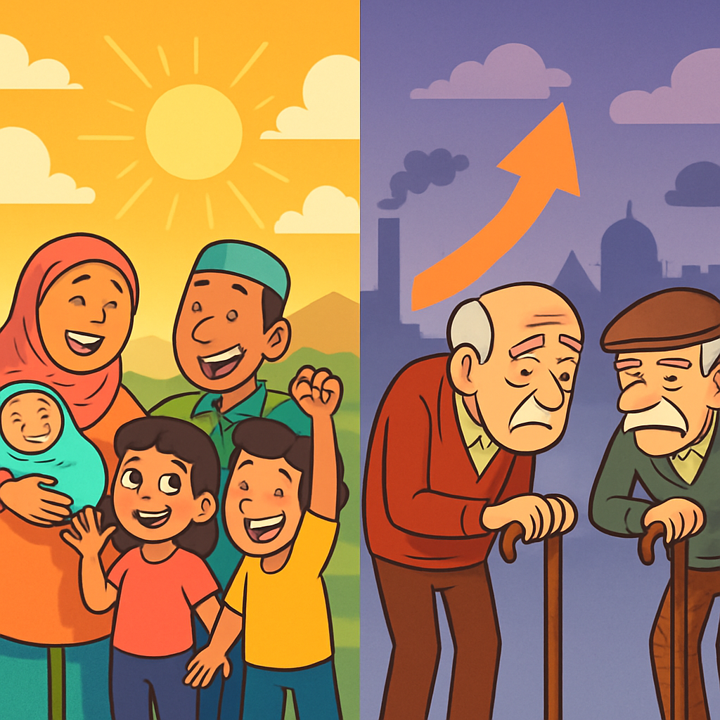 Central Asia is entering a decisive demographic phase, with rapid population growth and a sharply expanding workforce, while Europe faces ageing societies and labour shortages