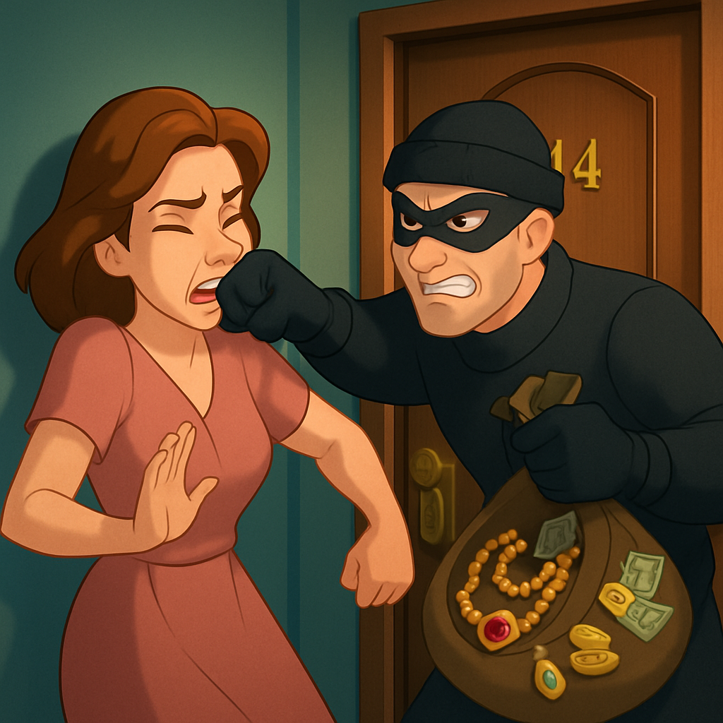 В Никосии грабитель постучал в дверь квартиры 44-летней женщины, затем избил ее и забрал драгоценности и крупную сумму денег