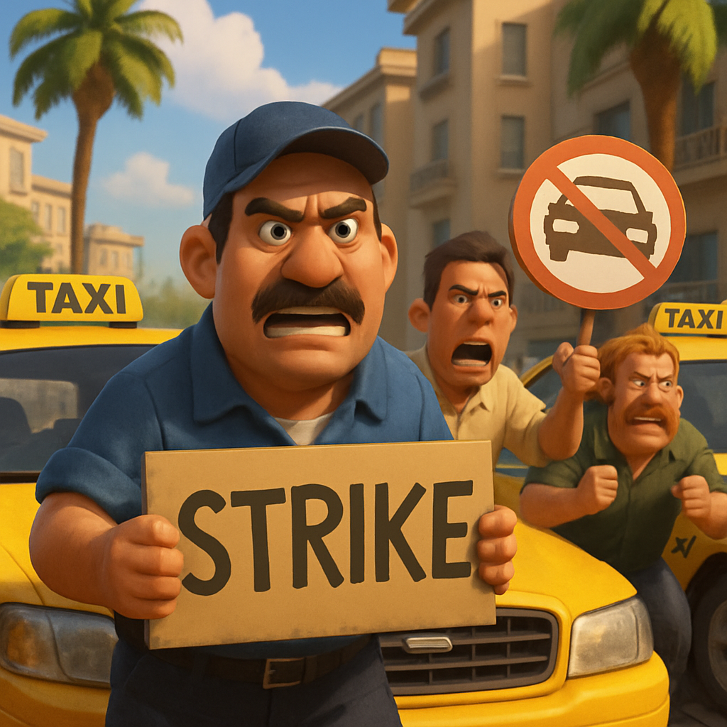 Taxi drivers in Larnaca plan to strike for 4 hours on January 13, for a day on January 20, and indefinitely from January 28