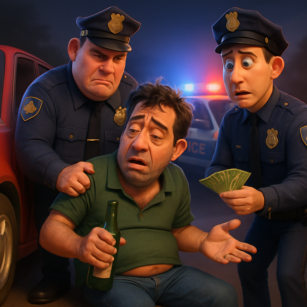 Пьяный водитель, который сначала пытался скрыться, а потом дать денег полицейским, чтоб его освободили, арестован в Айя-Напе