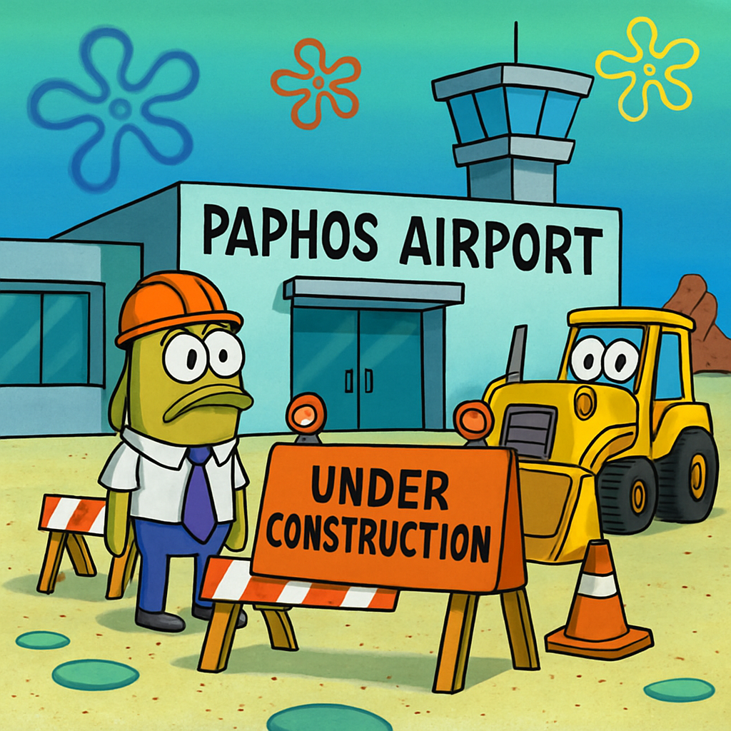 Аэропорт Пафоса старается утрясти ситуацию с временными неудобствами