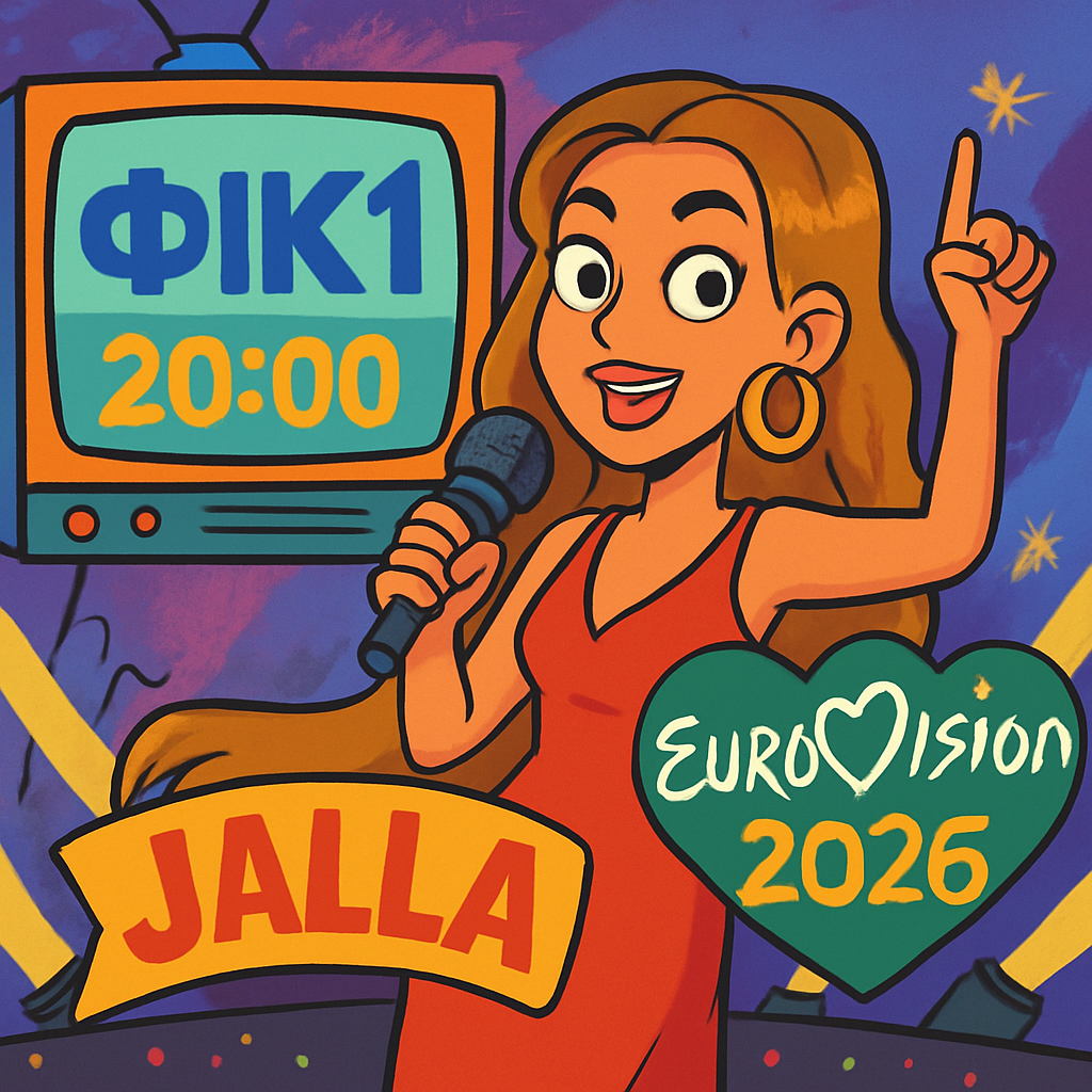 The Cypriot TV channel ΡΙΚ1 will present today at 20:00 a song titled JALLA, which will be performed by Antigoni Buxton at Eurovision 2026