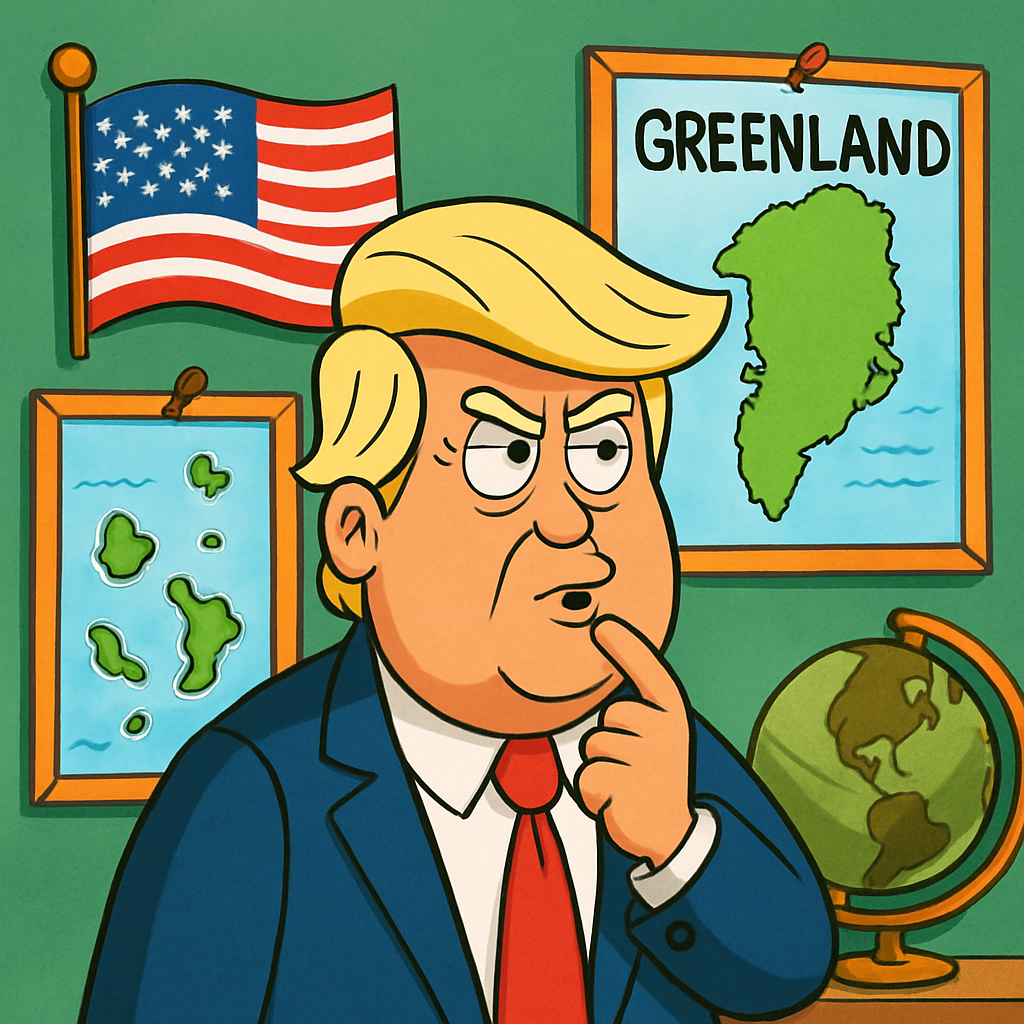 The US president said the UK's decision to cede the Chagos Islands to Mauritius is among the reasons he wants to take control of Greenland