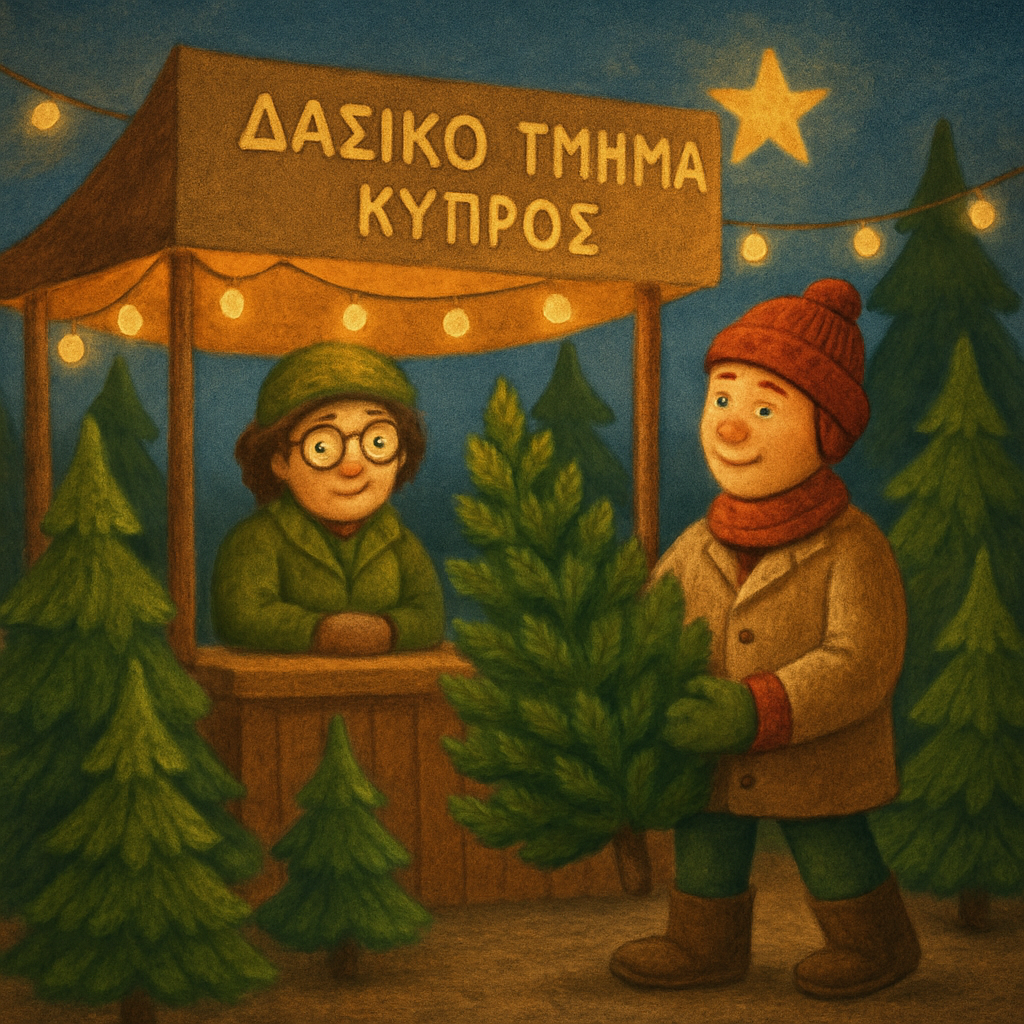 Продажа рождественских ёлок от Департамента лесного хозяйства Кипра начинается 26 ноября
https://cyprusbutterfly