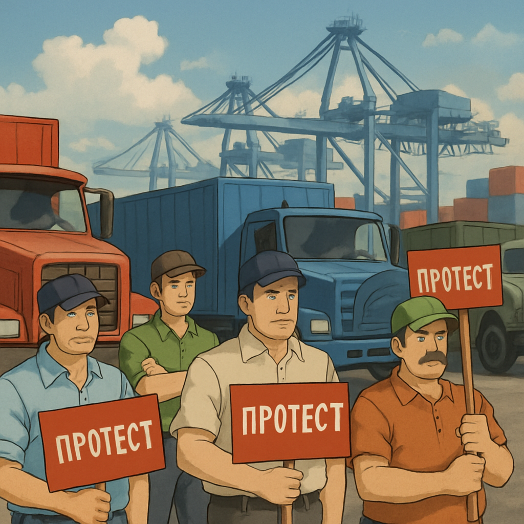 Водители грузовиков в порту Лимассола начали бессрочную забастовку, сославшись на «полное отсутствие реакции» со стороны управляющей компании на имеющиеся проблемы