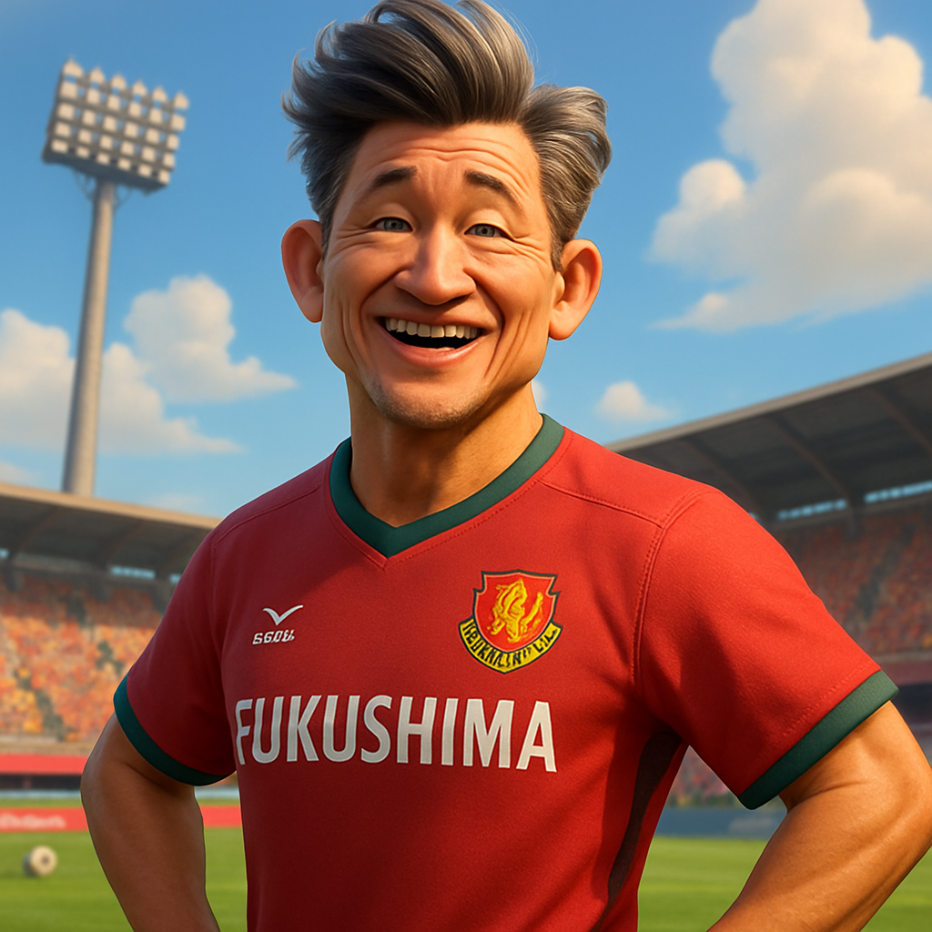 Japan's Kazuyoshi "King Kazu" Miura, who turns 59 in February, joined third-division Fukushima United on loan from Yokohama FC