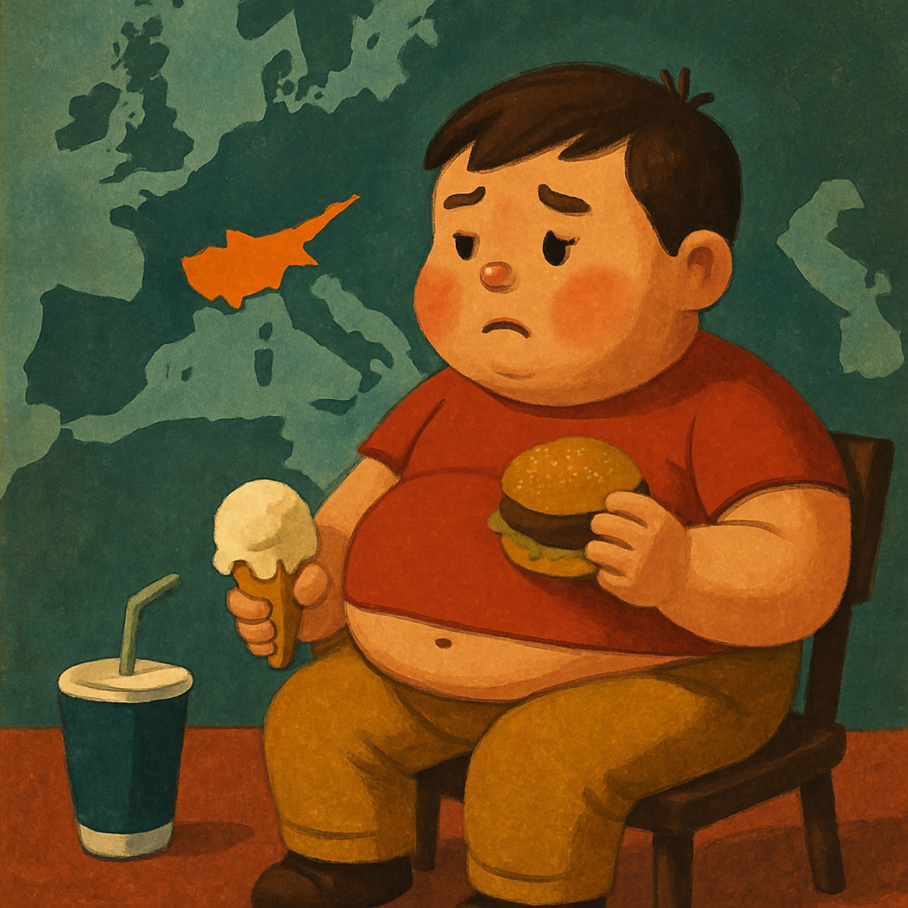 Минздрав заявил, что уровень детского ожирения на Кипре превышает показатели многих других европейских стран