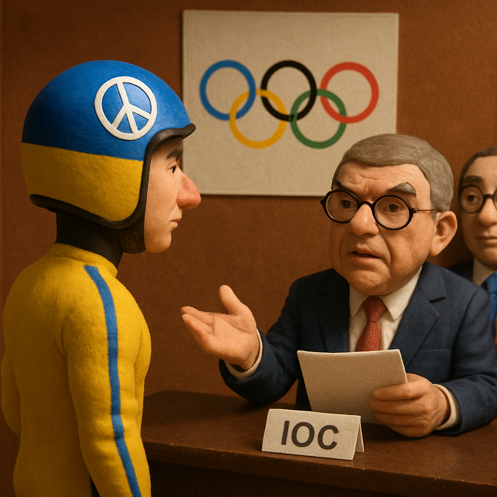 The IOC confirmed the decision on Tuesday, stating that Heraskevych's helmet contravened IOC guidelines about political symbols