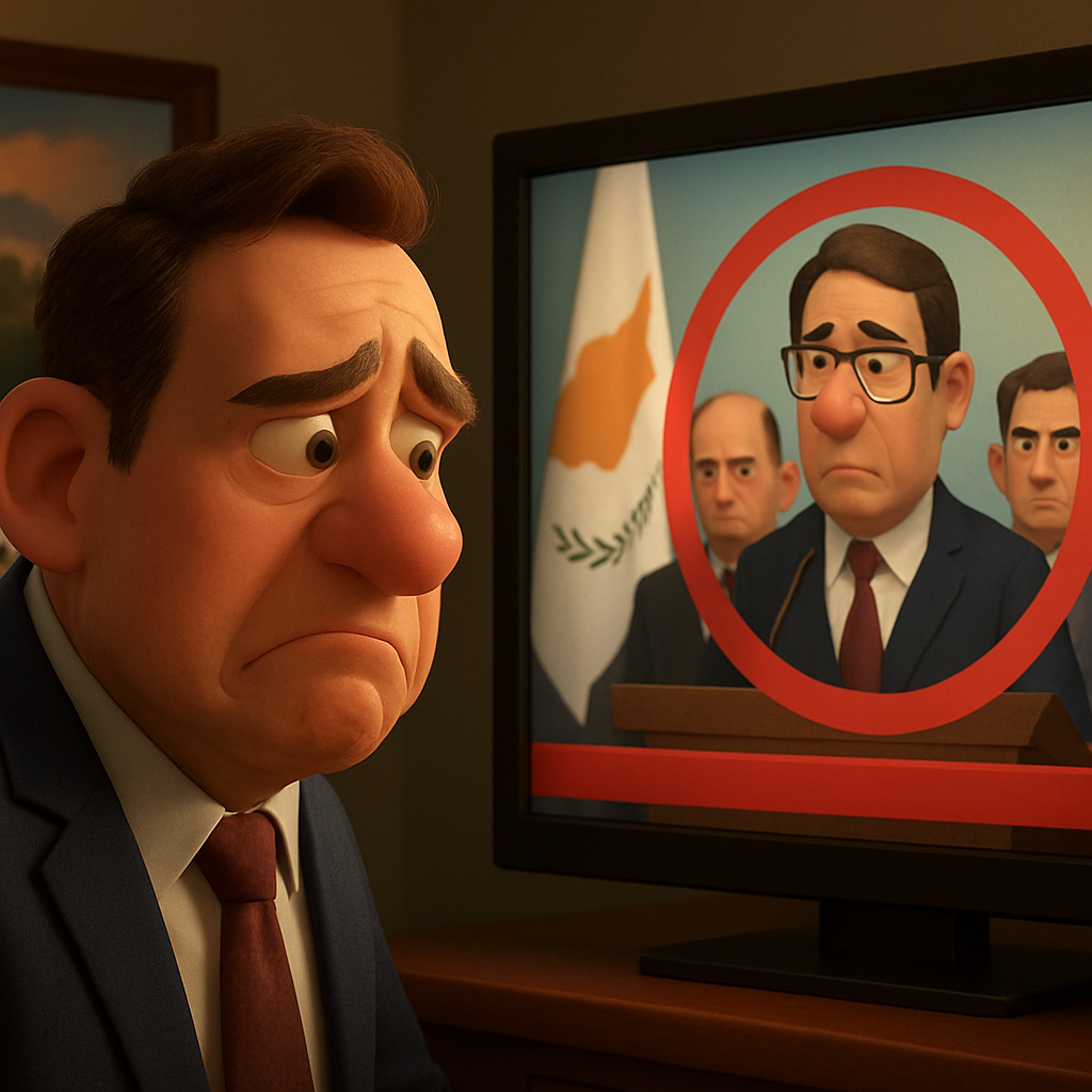 The video, which claims that the President of Cyprus and his associates violated the campaign financing law, left a bad taste among most of the population and harmed the president's ratings, a new poll showed