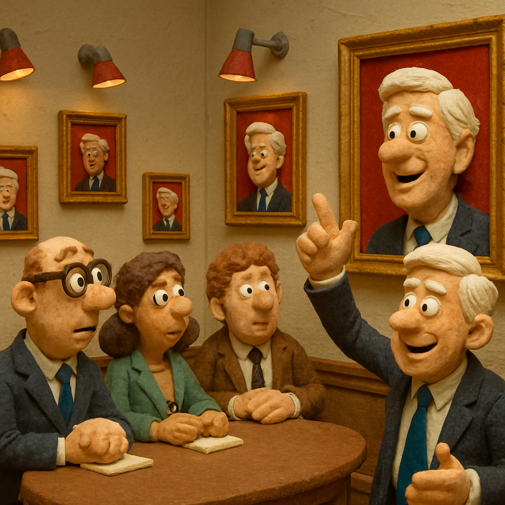 Administration officials met with staff at the Smithsonian’s National Portrait Gallery and discussed putting multiple artworks of the president in a section of the museum