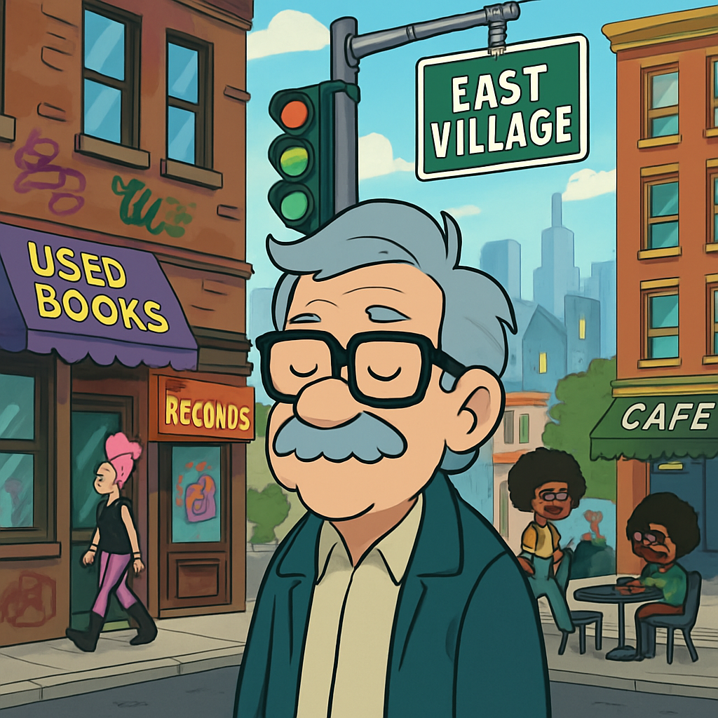 Durante 60 años, Charles FitzGerald ha ayudado a convertir el East Village en un emblema de la contracultura de la ciudad de Nueva York