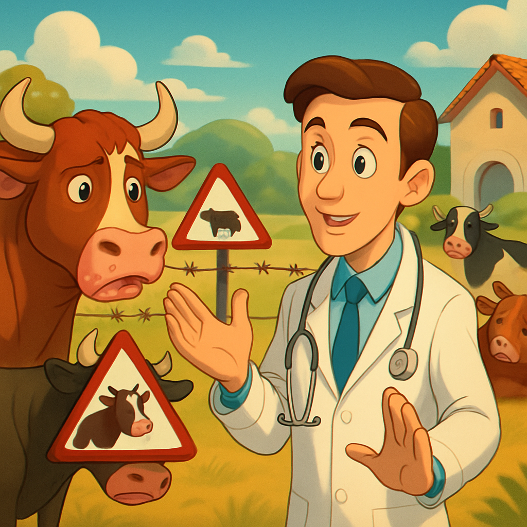 Although the spread of foot-and-mouth disease in Cyprus has caused widespread concern, experts explain that the virus does not pose a threat to human health