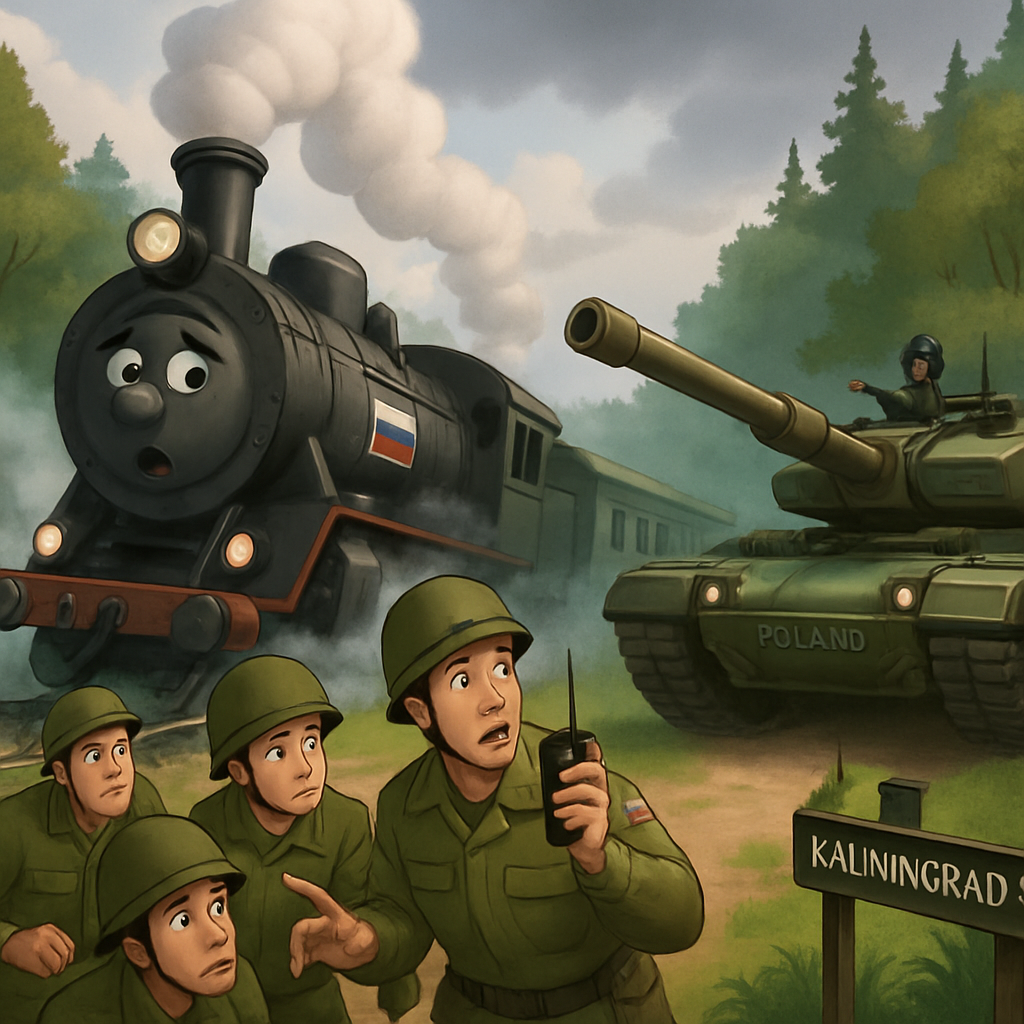 Lithuania staged a drill on Monday involving a Russian train incident in Kaliningrad as tensions rise, while Polish K2 tank exercises boosted NATO’s eastern flank