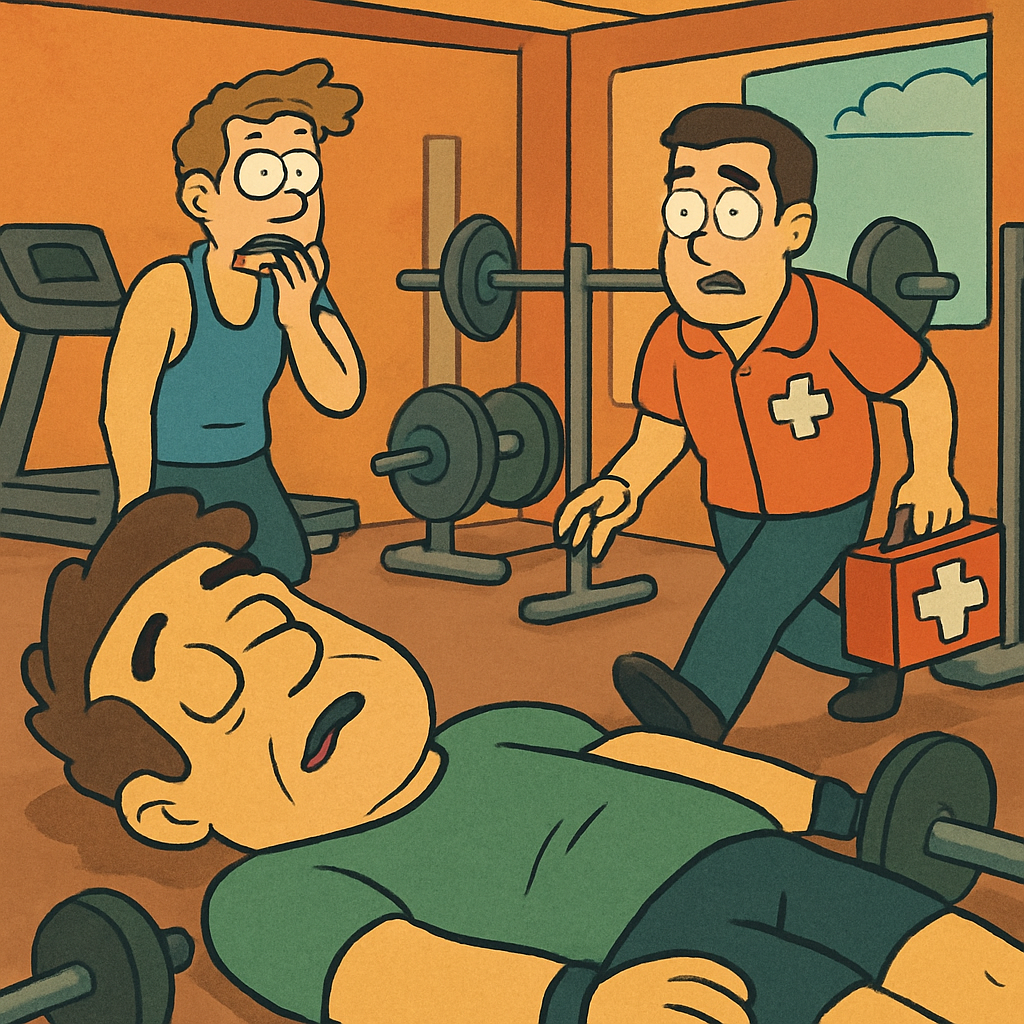 A man died in Paphos after losing consciousness in a gym