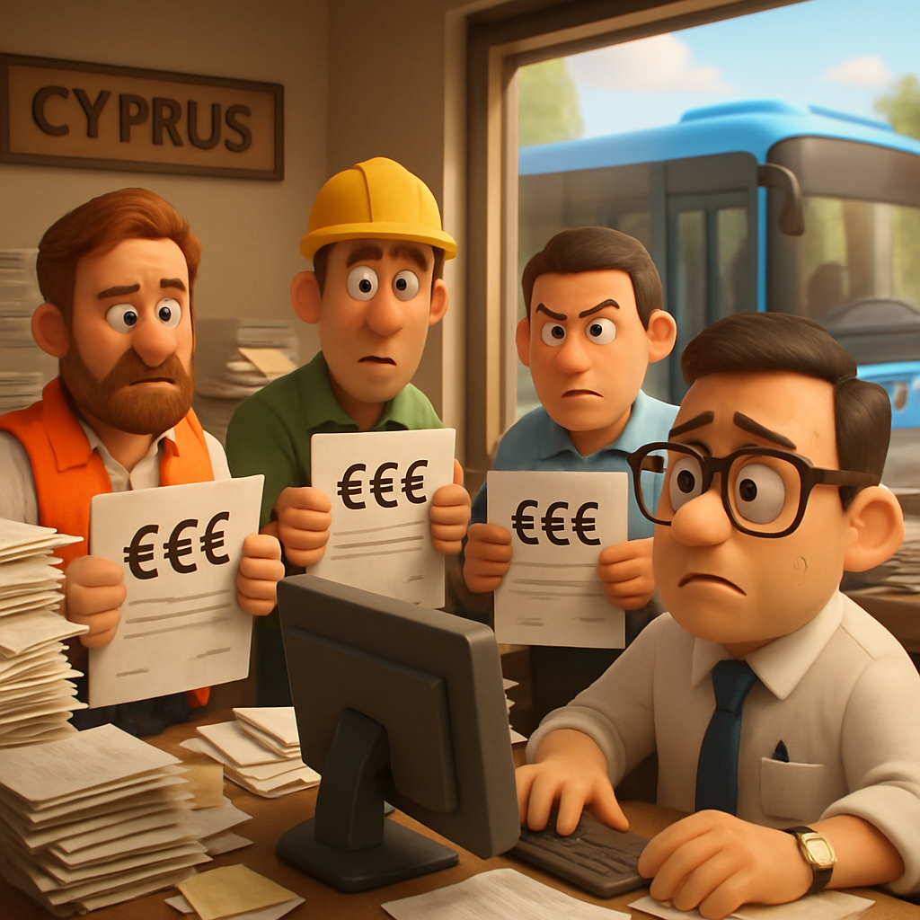 На Кипре несколько подрядчиков требуют от государства более 59 млн евро по старым контрактам в сфере общественного транспорта, но из-за плохого бухгалтерского учёта в министерстве транспорта, правительство не знает объём своих обязательств