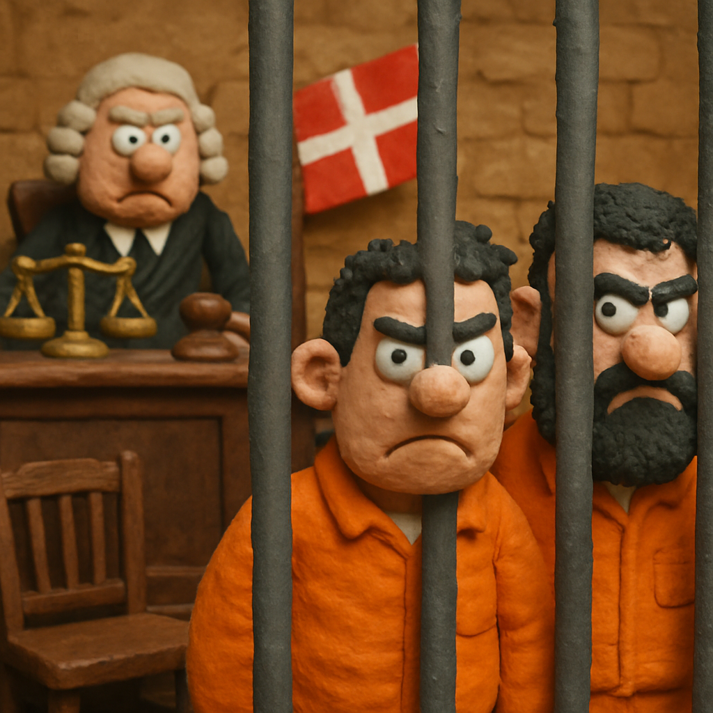 Court in Copenhagen jailed the pair for 14 and 12 years respectively for terrorism and attempted murder over the attack in October 2024