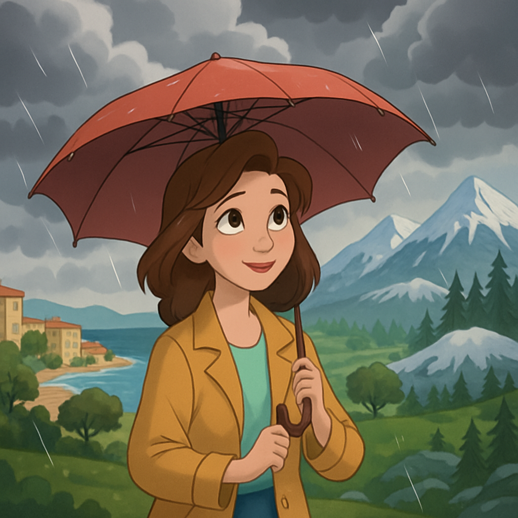 On Saturday in Cyprus, it will be predominantly cloudy with local showers