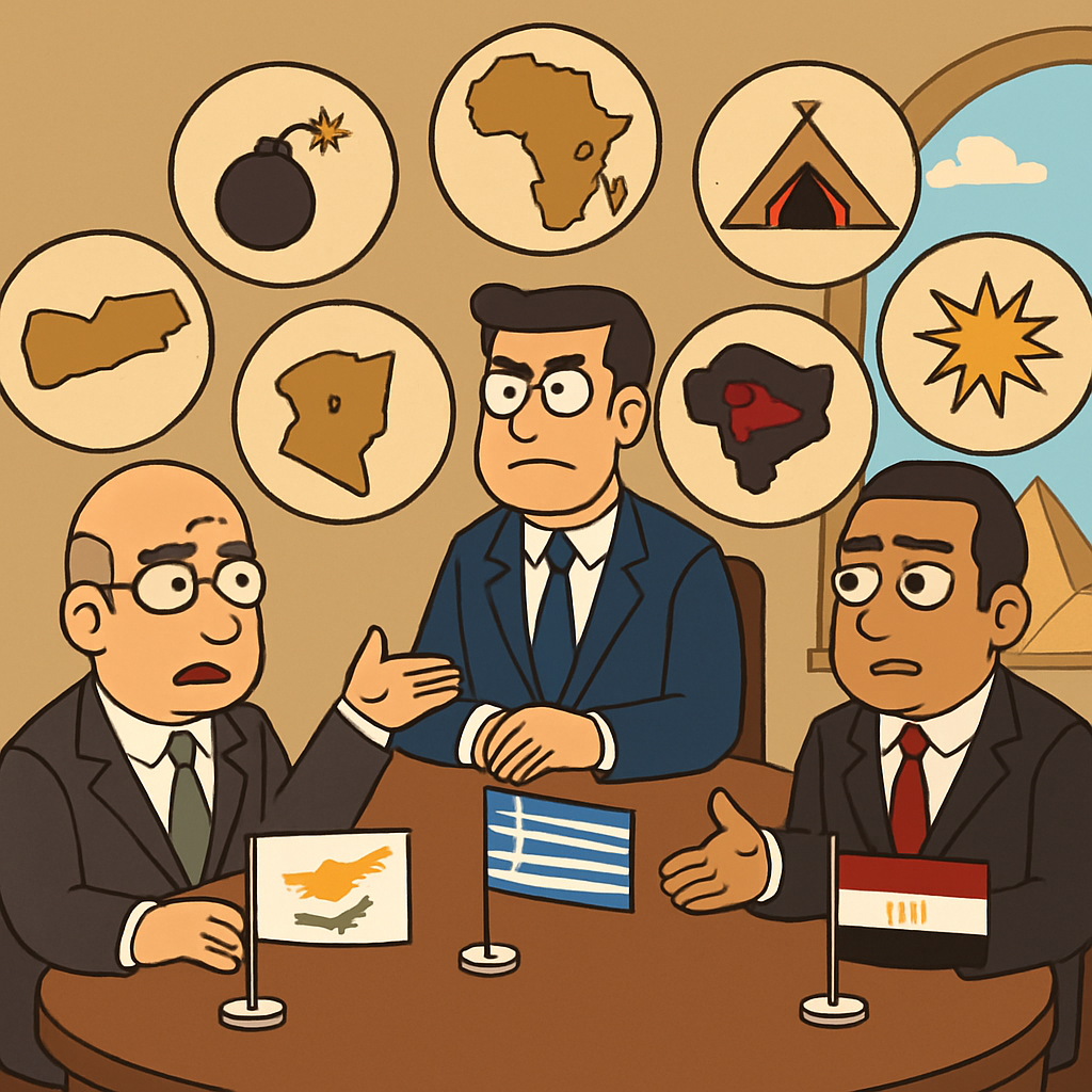 Cyprus, Greece, and Egypt strengthened their regional cooperation at a meeting of foreign ministers in Cairo