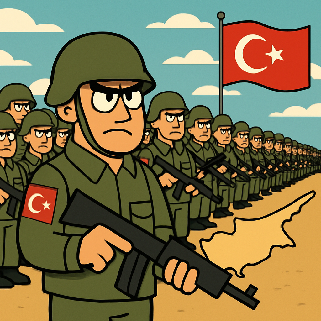 Турецкая армия на северном Кипре увеличит количество своих военных - ожидается, что оно достигнет 100