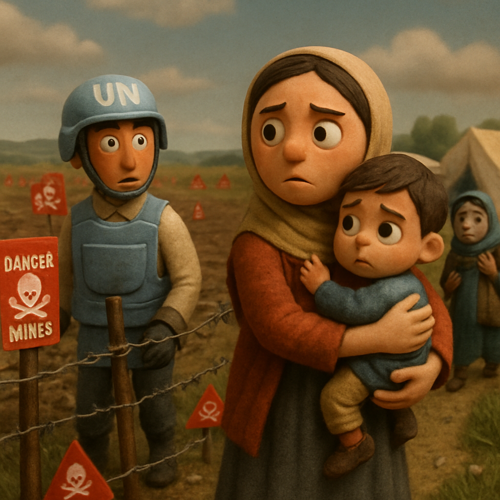 Las organizaciones humanitarias, incluidos el Servicio de Acción de Minas de la ONU y el Grupo Asesor de Minas, dicen que las minas restringen el acceso a tierras agrícolas y servicios básicos, obstaculizando el regreso de los refugiados y las personas desplazadas en zonas de conflicto