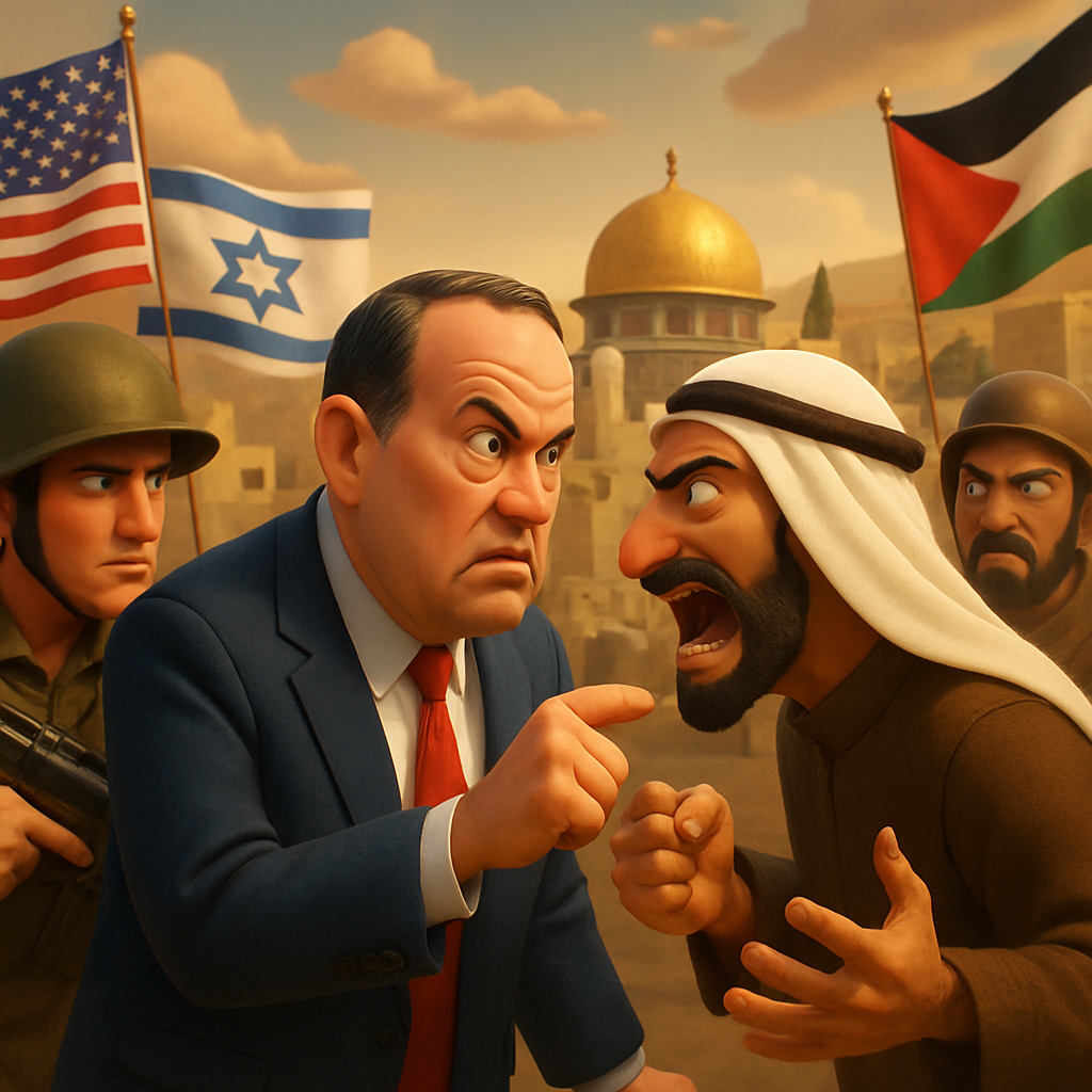 Tensions rise in the Middle East after US Ambassador to Israel Mike Huckabee suggested Israel could control Arab territories, prompting strong condemnation from Arab and Islamic countries and regional organisations