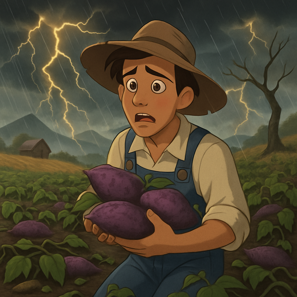 Soaring demand and extreme weather worsened by climate change have wiped out harvests of the popular purple yam