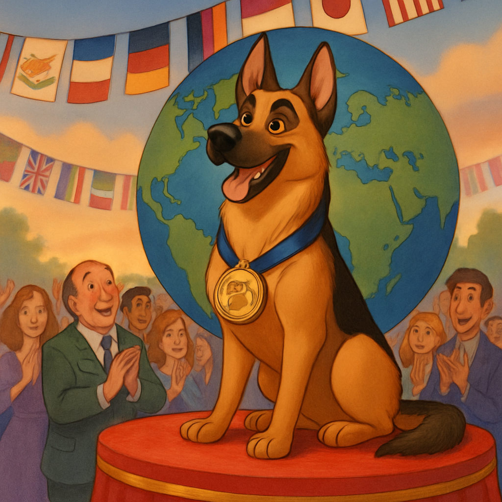 На Кипре впервые в истории немецкая овчарка местной селекции вошла в число лучших собак мира