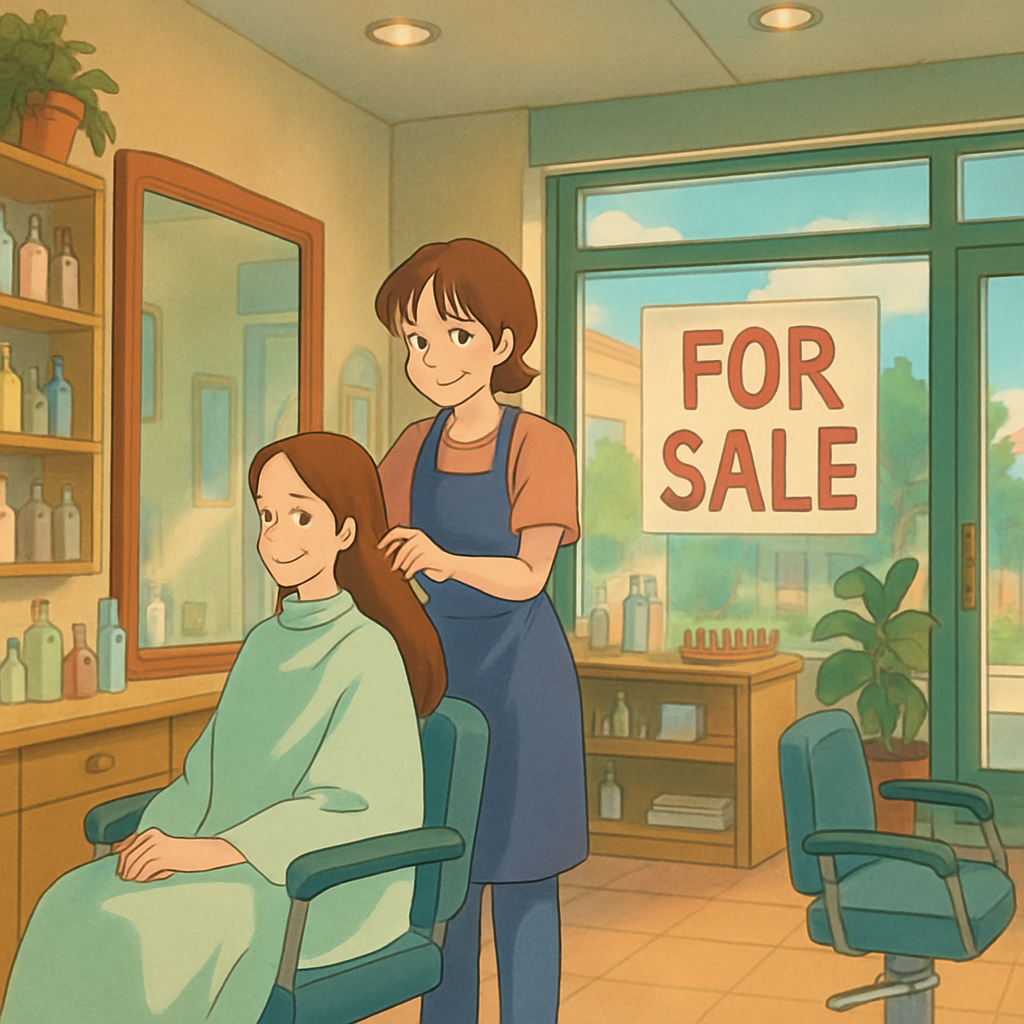 A fully functioning beauty salon with stable income and great growth potential for sale