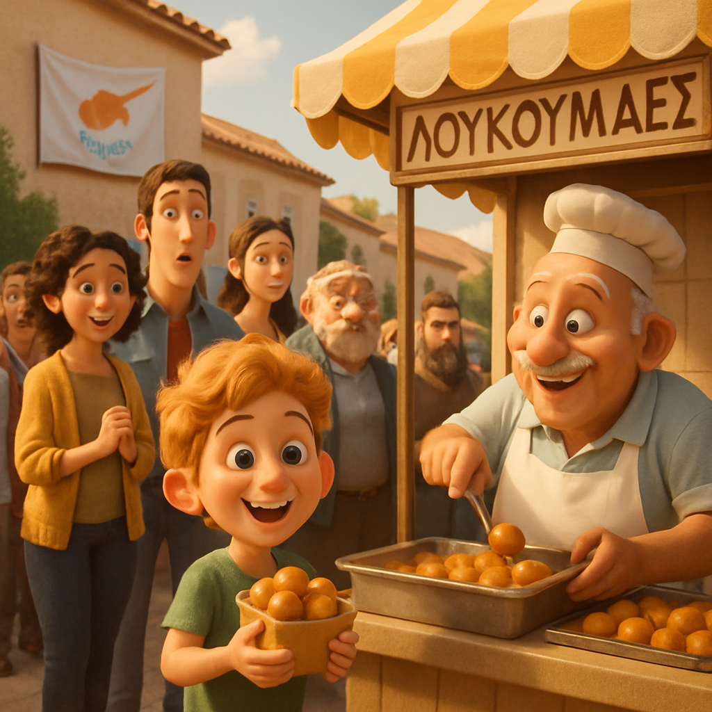 In Cyprus, huge queues have formed for traditional Epiphany sweets - loukoumades
