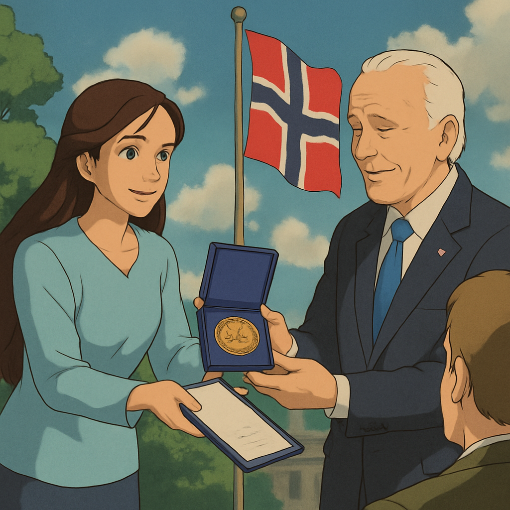 The Venezuelan opposition leader’s attempts to share her award with the U