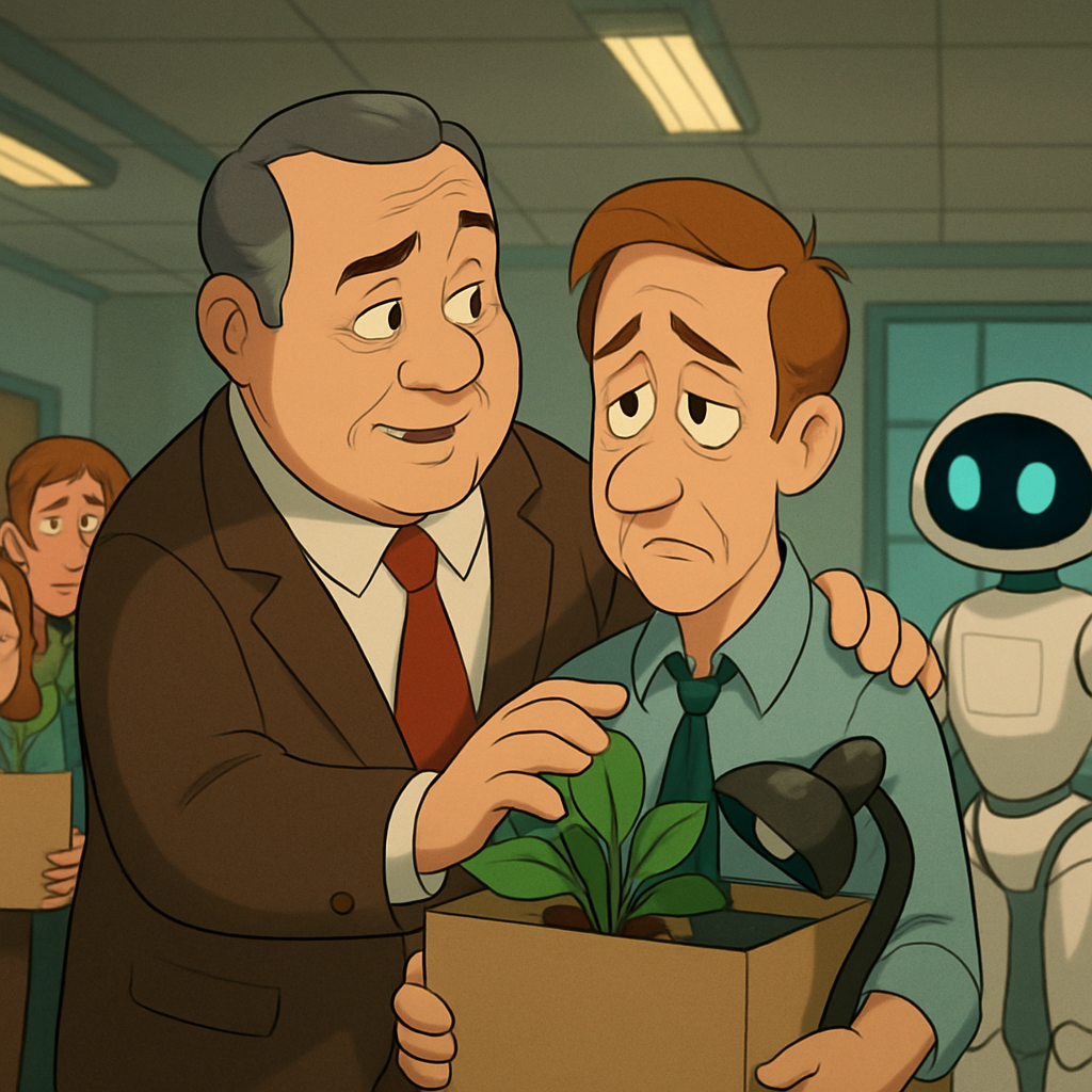 Plus, the company that just cut 4,000 jobs because of A