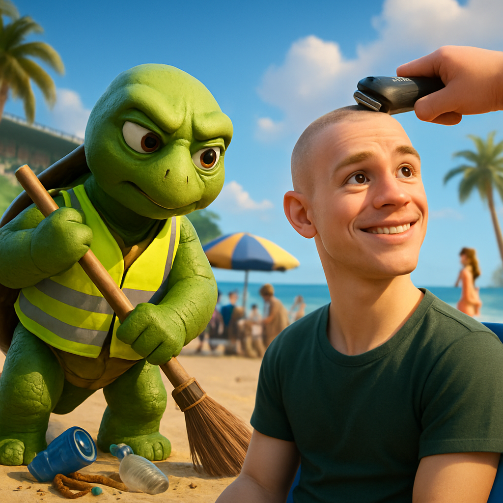 «Арис» не шутил, когда пообещал прибраться за всех нас на пляже и побрить Сашу Кокорина