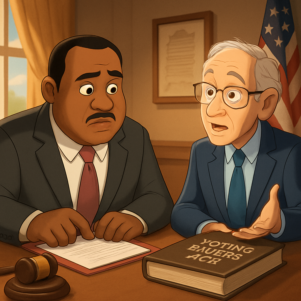 Martin Luther King’s son and Norm Ornstein, a leading scholar of voting rights, discuss a case that could hollow out the Voting Rights Act