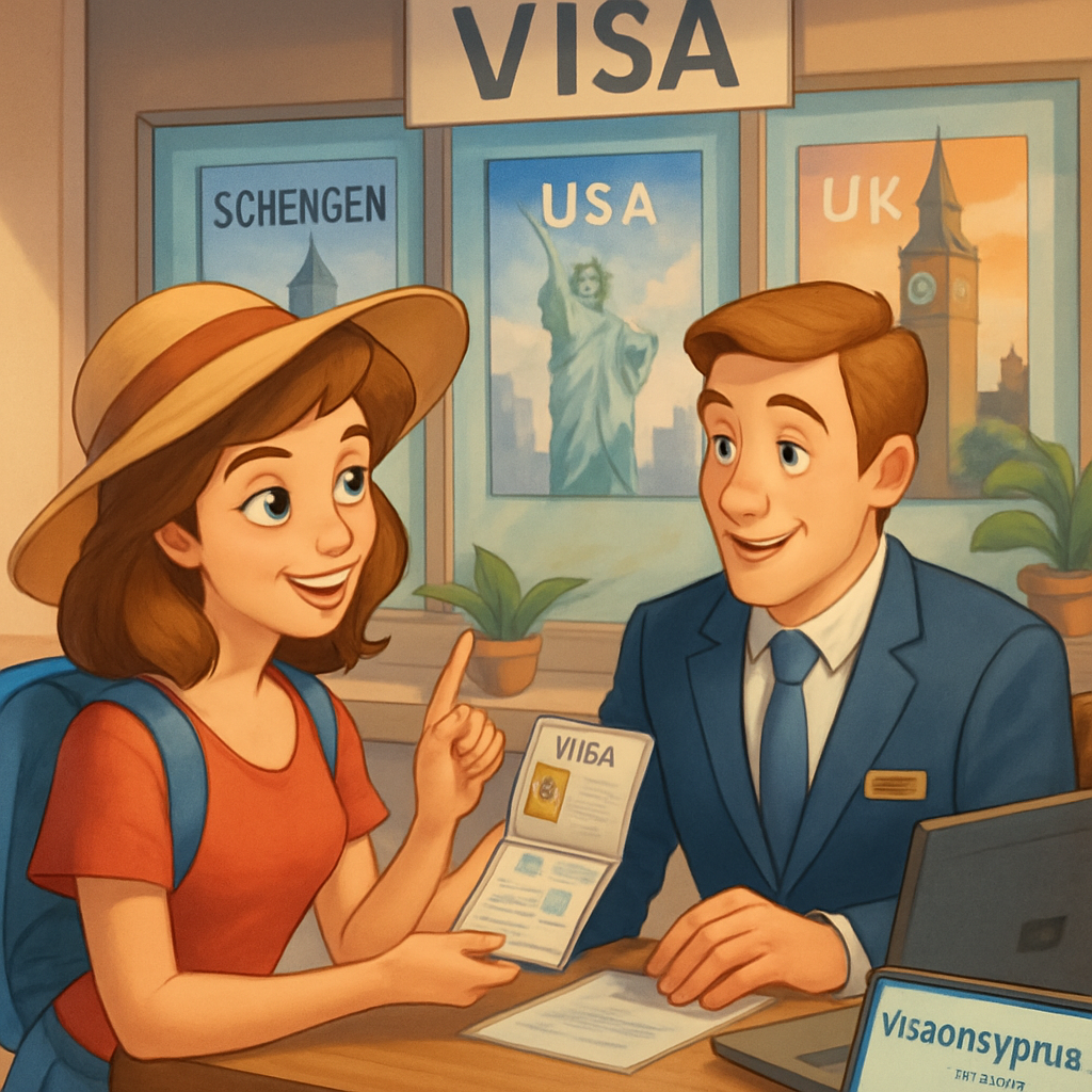 Tourist visas for Schengen, USA, or UK without risks and hassles from the official partner of our channel www