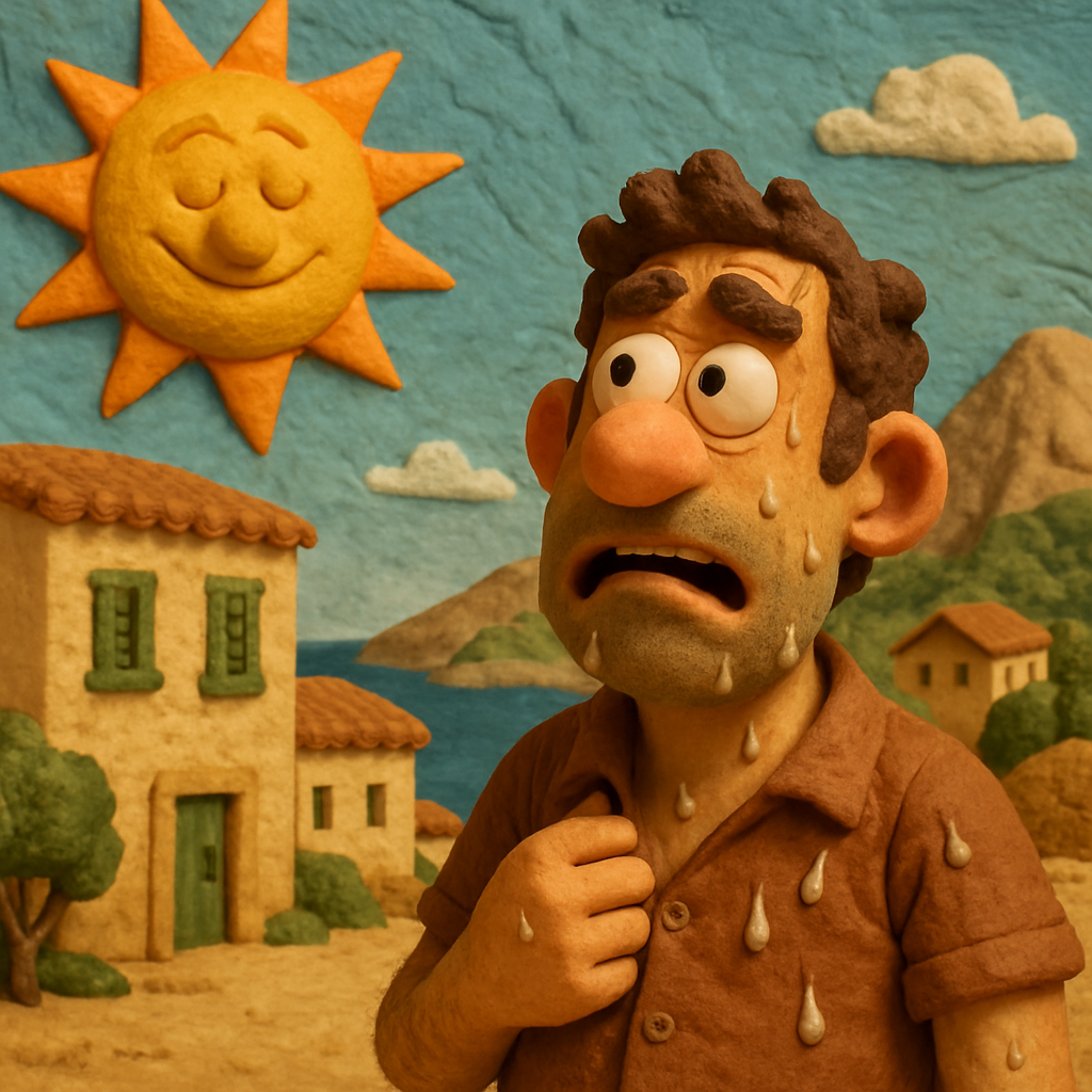 В пятницу на Кипре до +36C в глубине страны, около +33C в прибрежных районах и +30C в горах