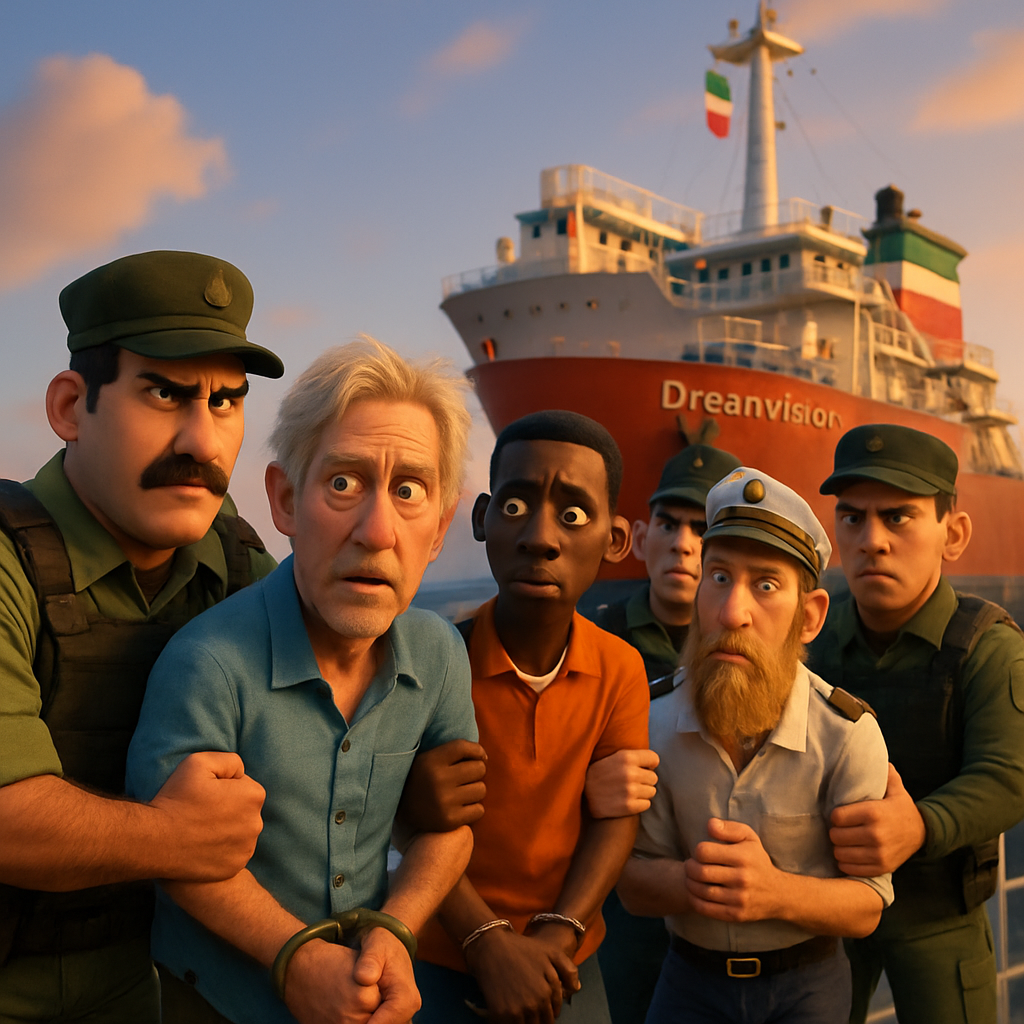 Authorities detained 16 foreign crew members but did not reveal their nationalities or the tanker's flag, Tehran-run state media reported