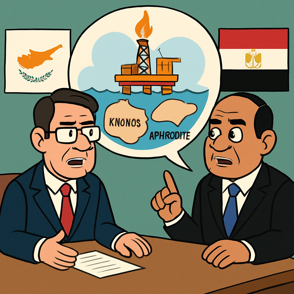 Главной темой встречи президента Кипра и премьер-министра Египта стала энергетика, где особое внимание было уделено газовым месторождениям «Кронос» и «Афродита»