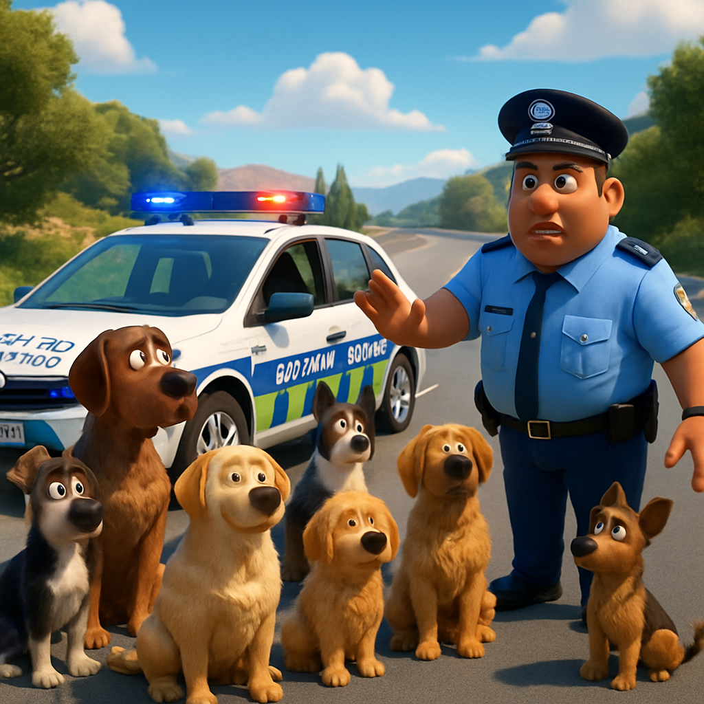 Полиция Кипра была вынуждена сегодня направить своих сотрудников на шоссе Никосия-Цери, чтобы убрать с дороги стаю собак, которая заблокировала проезд