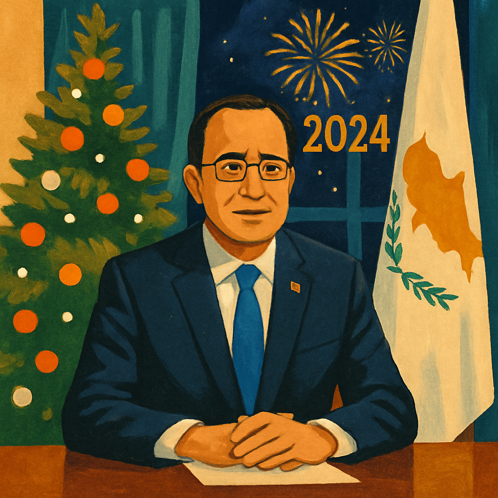On December 31, President Nikos Christodoulides traditionally congratulated citizens on the New Year