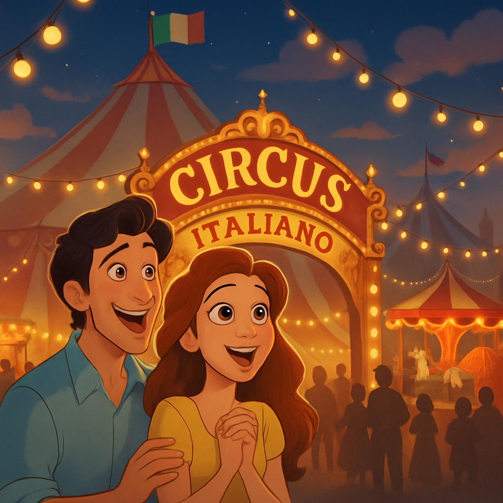 Italian circus Atmosphere arrived in Limassol