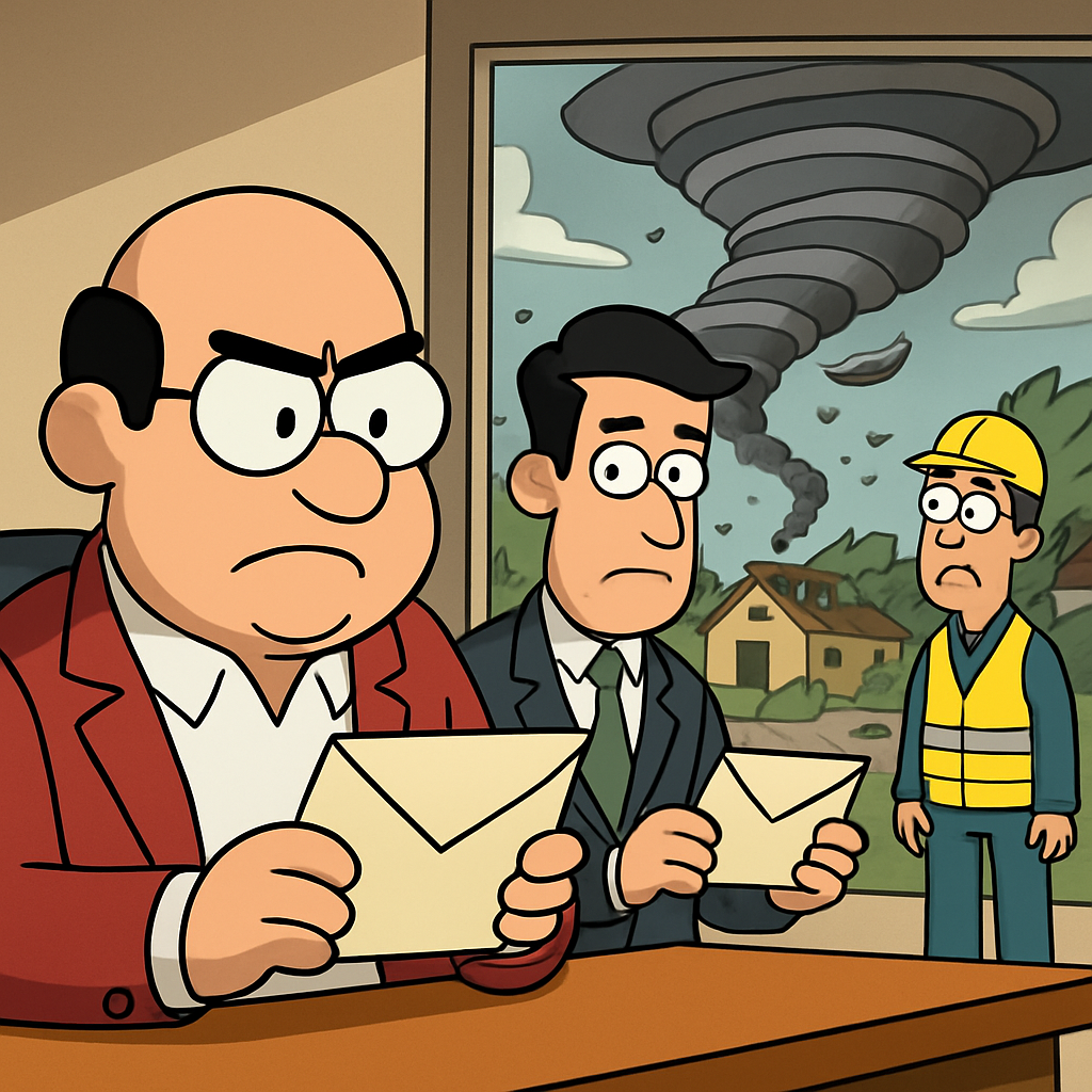 Партия AKEL направила письма министру внутренних дел и мэру Айя-Напы, ожидая немедленной выплаты компенсаций и чрезвычайной финансовой помощи тем, кто пострадал от вчерашнего торнадо в Авгору