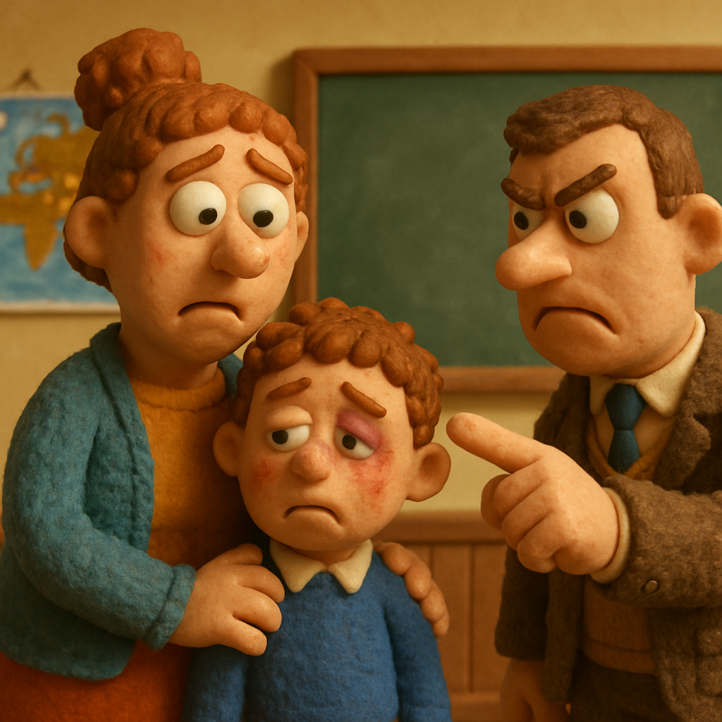 In Paphos, the mother of a six-year-old student reported to the police that a teacher used physical force on the child, resulting in facial injuries