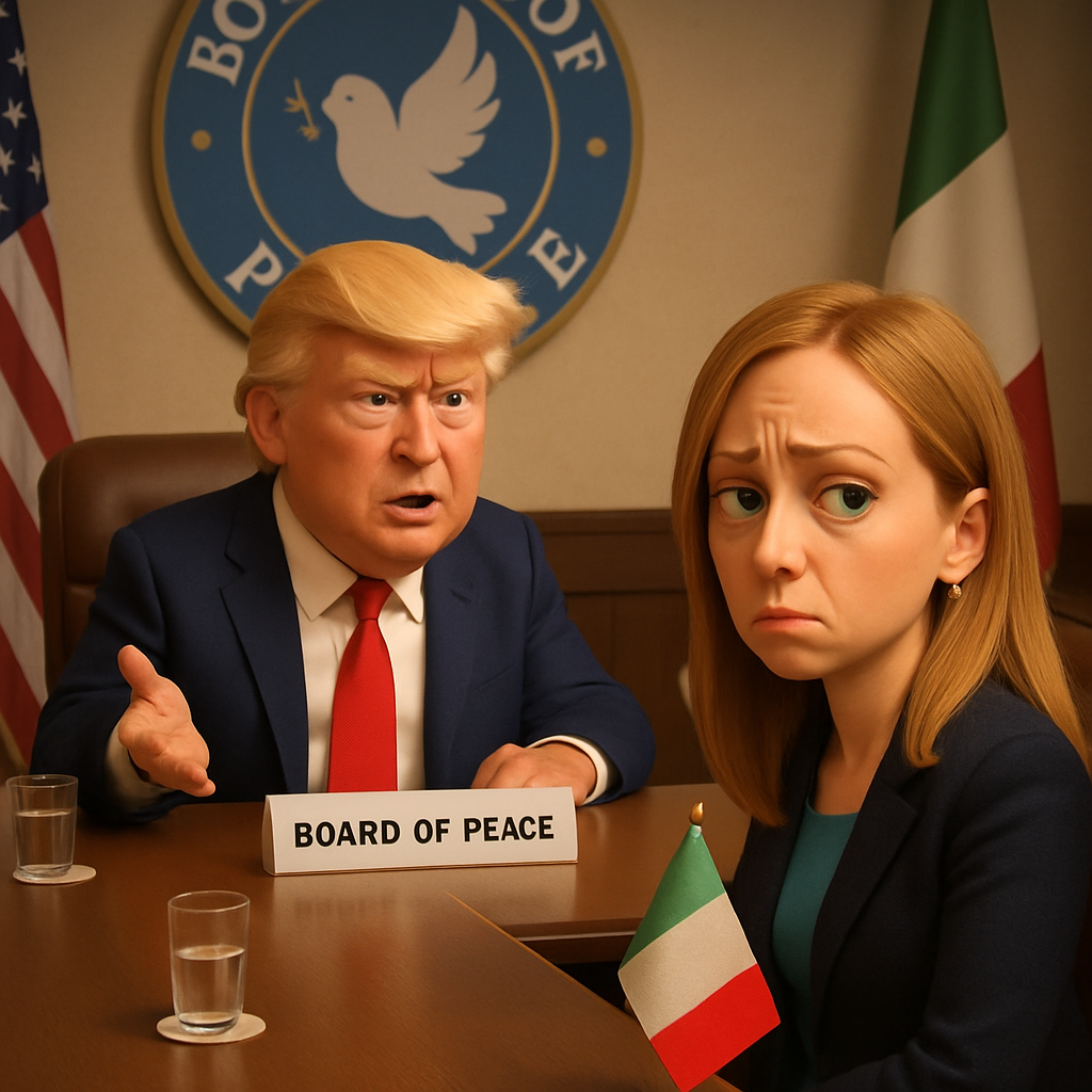 Italy will attend Donald Trump's new Board of Peace only as an observer due to constitutional limitations, as Premier Giorgia Meloni faces harsh criticism at home