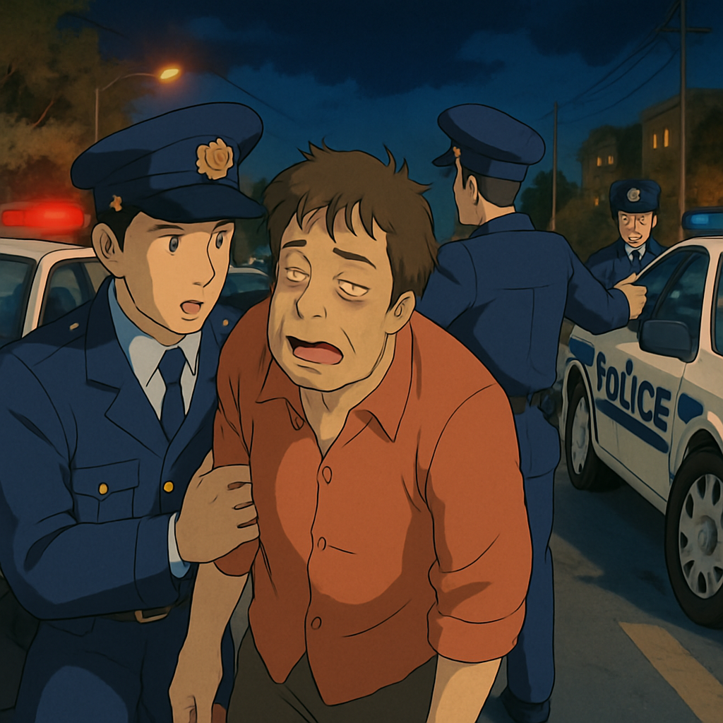 En el área de Larnaca, un conductor ebrio fue arrestado por numerosas violaciones de tráfico, incluyendo chocar con dos coches patrulla